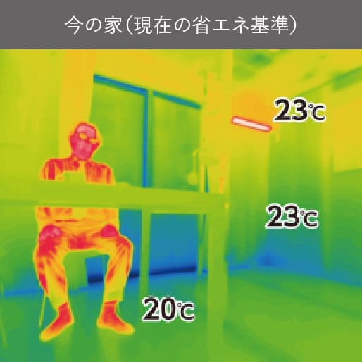 表面温度差 今の家