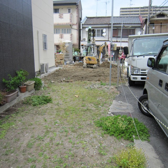 城東区A様邸　地盤改良工事