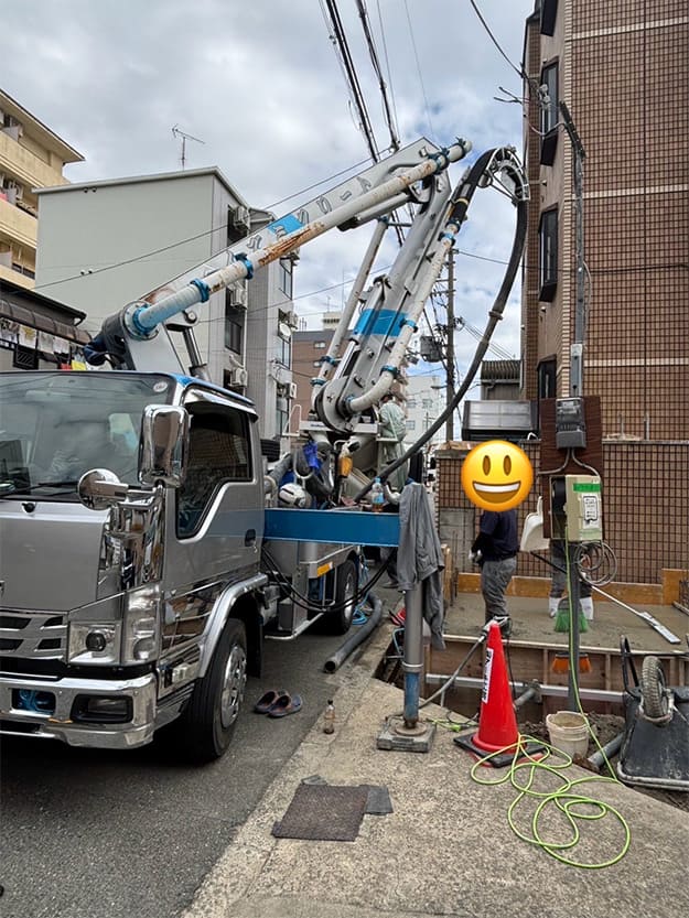 東淀川区T様邸新築工事　基礎工事