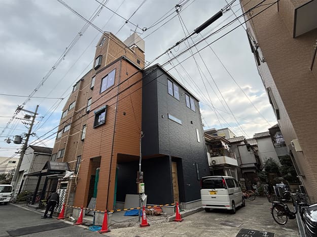 東淀川区T様邸　足場解体