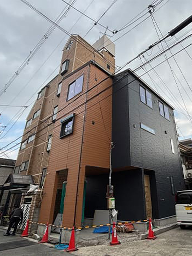 東淀川区T様邸 足場解体 東淀川区T様邸 足場解体